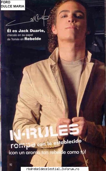 jack duarte - rebelde - actori din rebelde