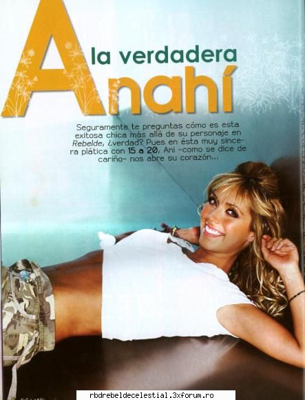 poze - annie - anahi